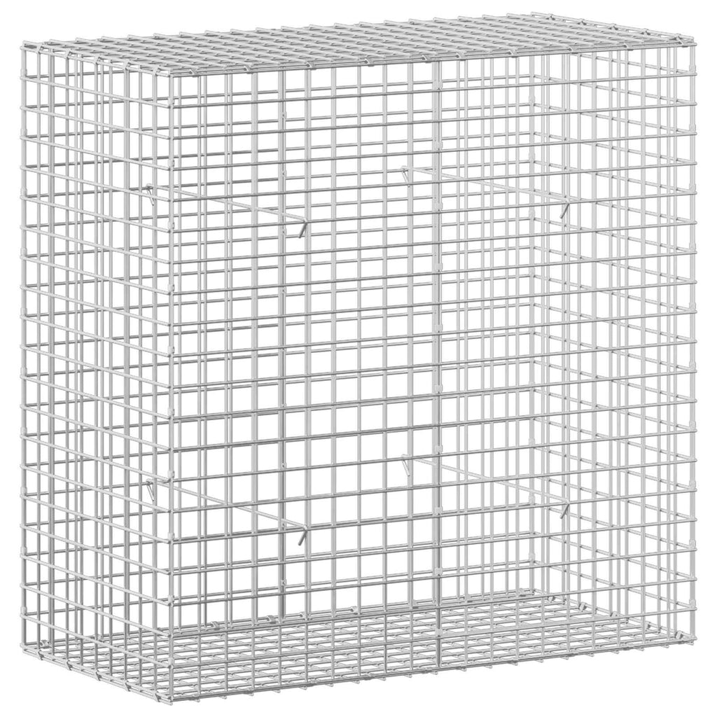 vidaXL Gabion z drutu 3,5 mm i siatką 5x5 cm 100x50x100 cm