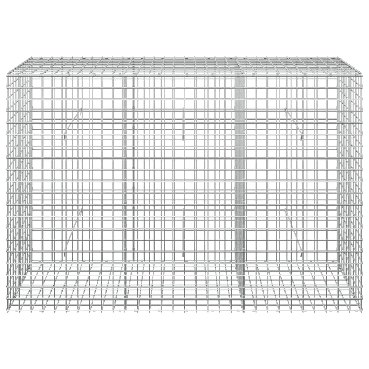 vidaXL Gabion z drutu 3,5 mm i siatką 5x5 cm 150x50x100 cm