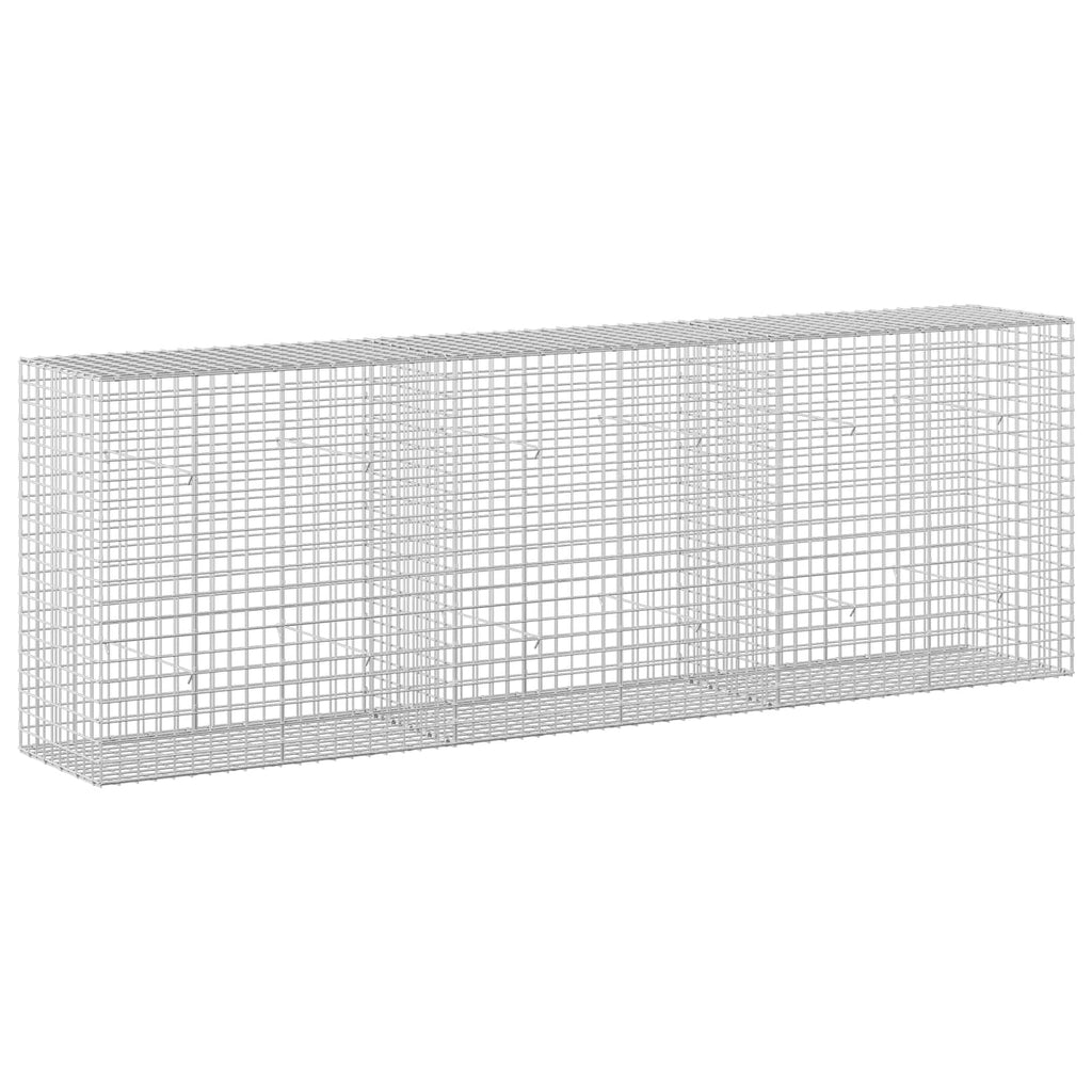 vidaXL Gabion z drutu 3,5 mm i siatką 5x5 cm 300x50x100 cm