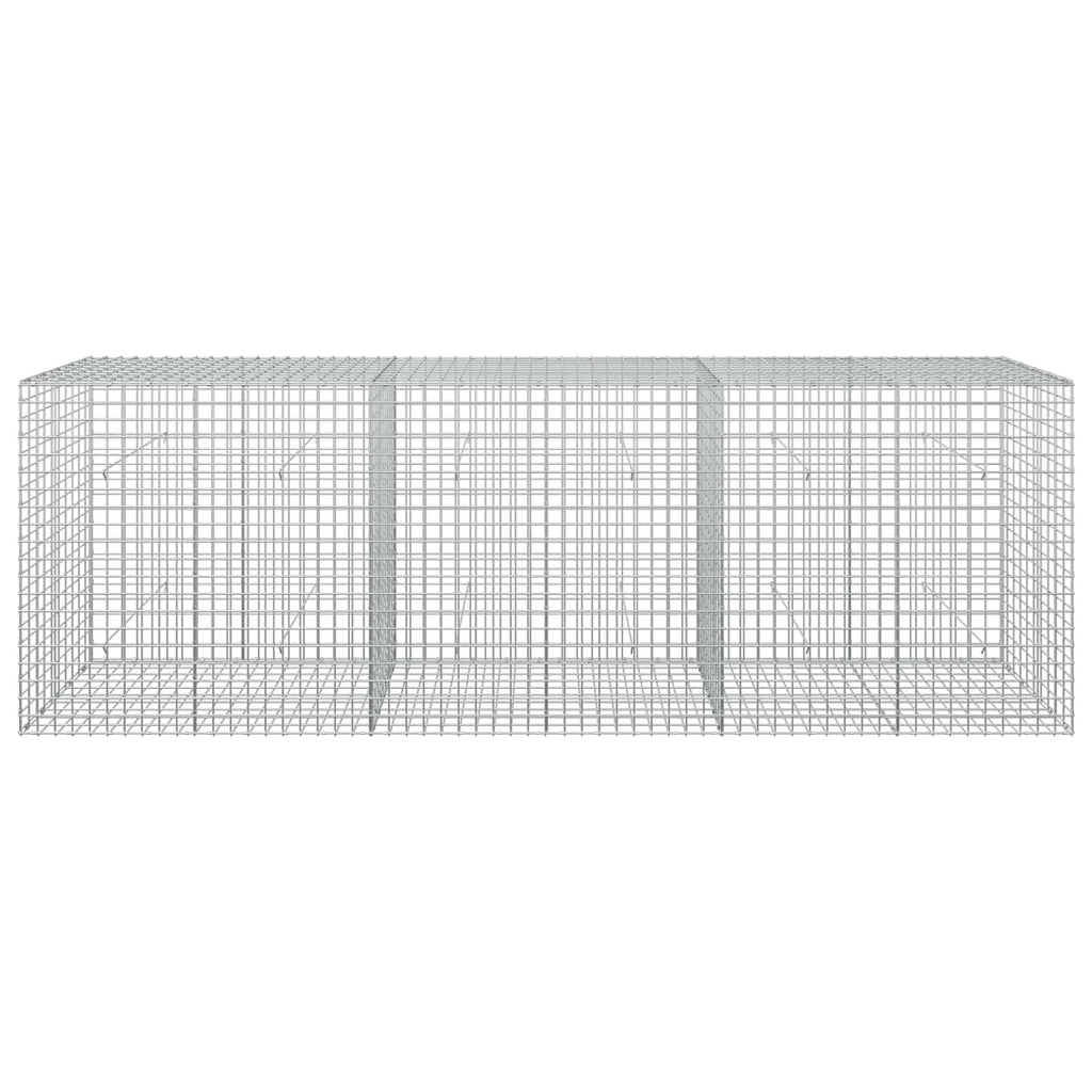 vidaXL Gabion z drutu 3,5 mm i siatką 5x5 cm 300x50x100 cm