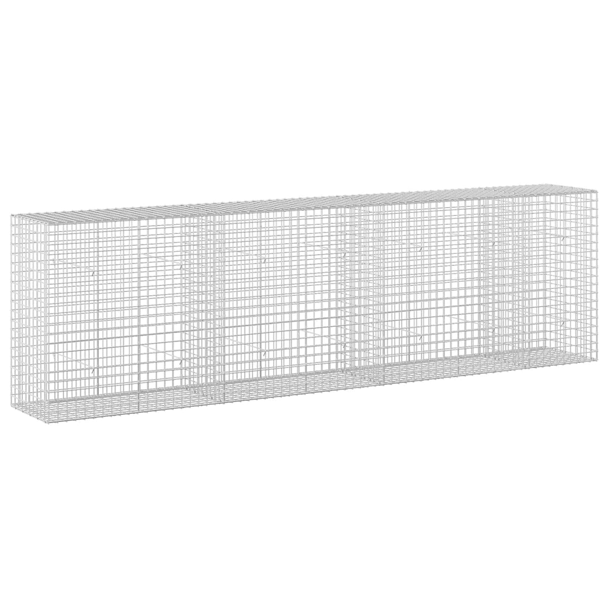 vidaXL Gabion z drutu 3,5 mm i siatką 5x5 cm 350x50x100 cm