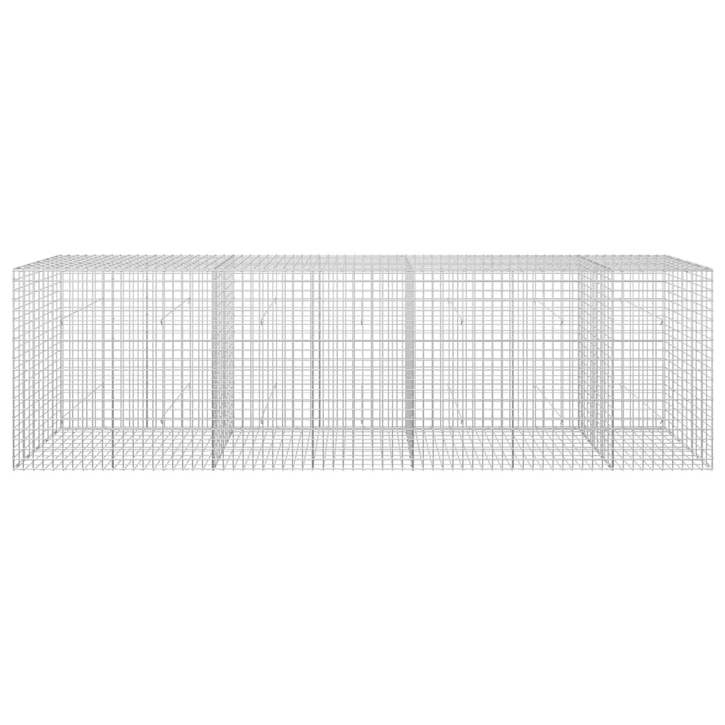vidaXL Gabion z drutu 3,5 mm i siatką 5x5 cm 350x50x100 cm
