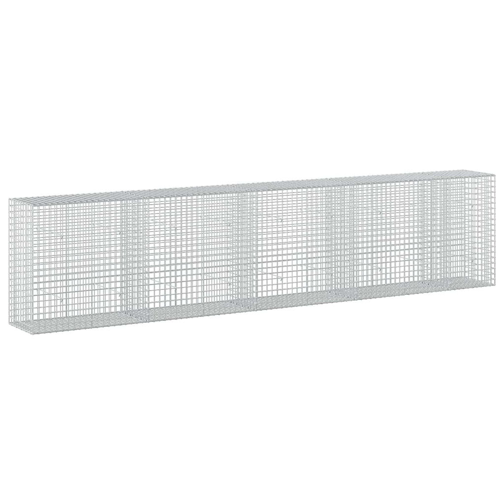 vidaXL Gabion z drutu 3,5 mm i siatką 5x5 cm 450x50x100 cm