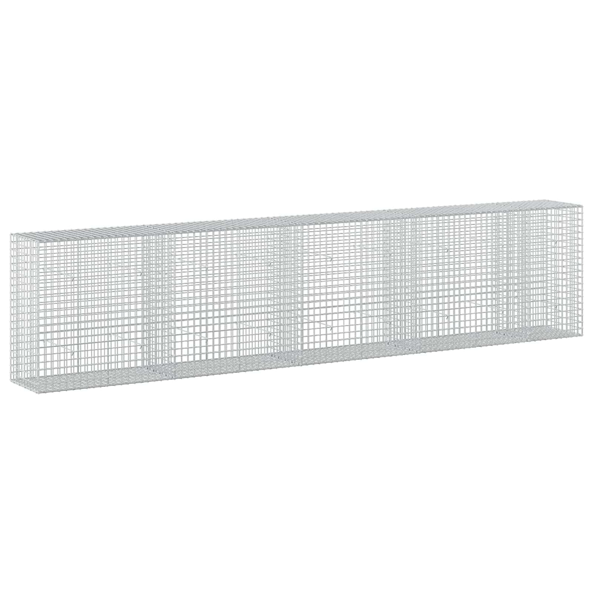 vidaXL Gabion z drutu 3,5 mm i siatką 5x5 cm 450x50x100 cm