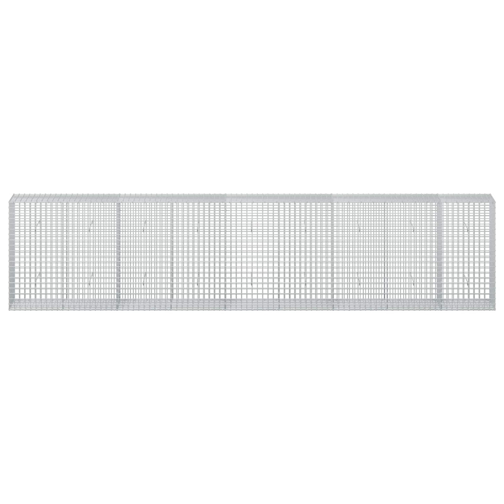 vidaXL Gabion z drutu 3,5 mm i siatką 5x5 cm 450x50x100 cm