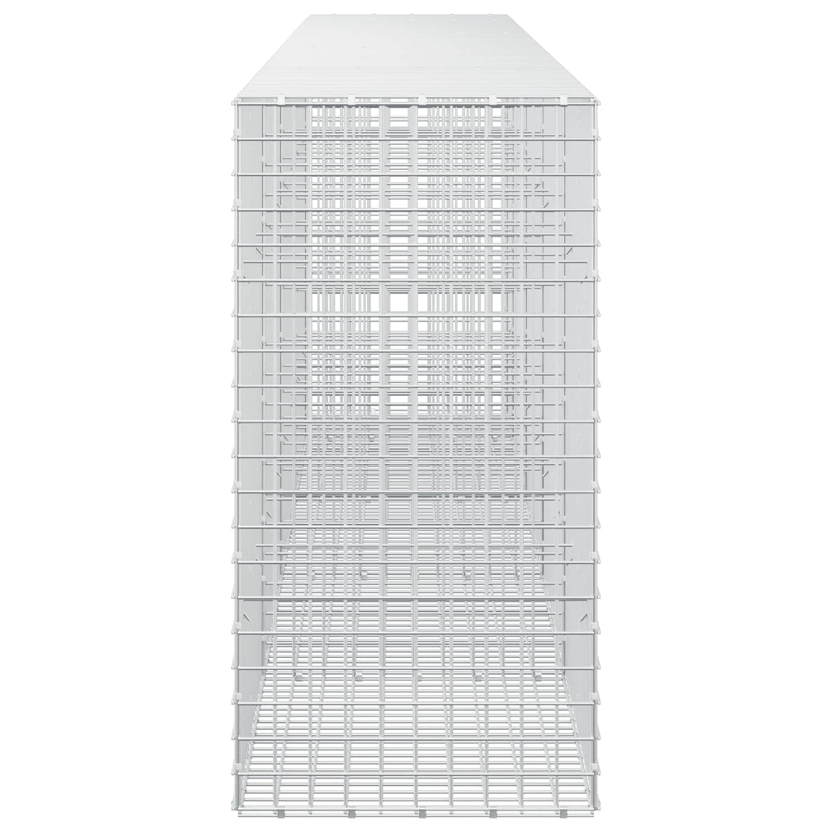 vidaXL Gabion z drutu 3,5 mm i siatką 5x5 cm 450x50x100 cm