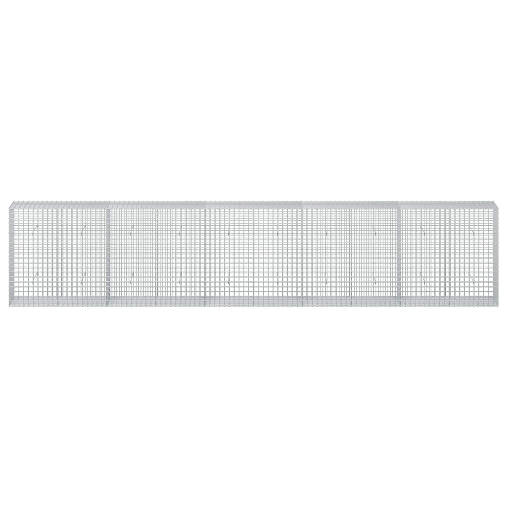 vidaXL Gabion z drutu 3,5 mm i siatką 5x5 cm 500x50x100 cm