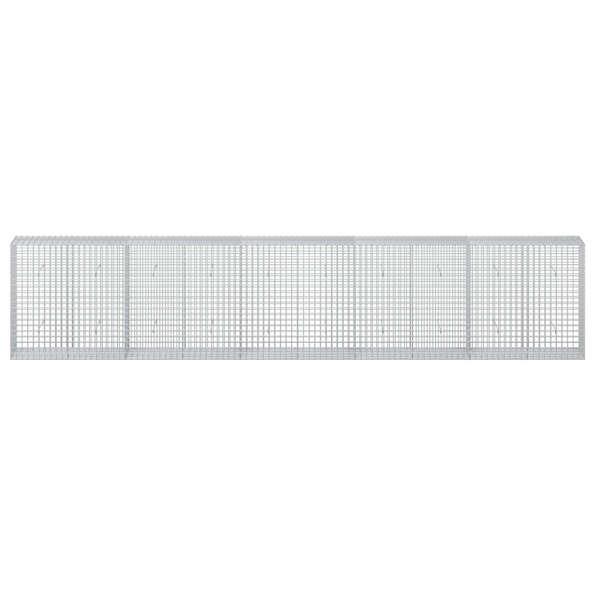 vidaXL Gabion z drutu 3,5 mm i siatką 5x5 cm 500x50x100 cm