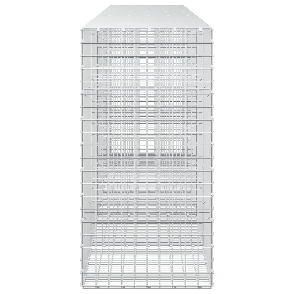 vidaXL Gabion z drutu 3,5 mm i siatką 5x5 cm 500x50x100 cm