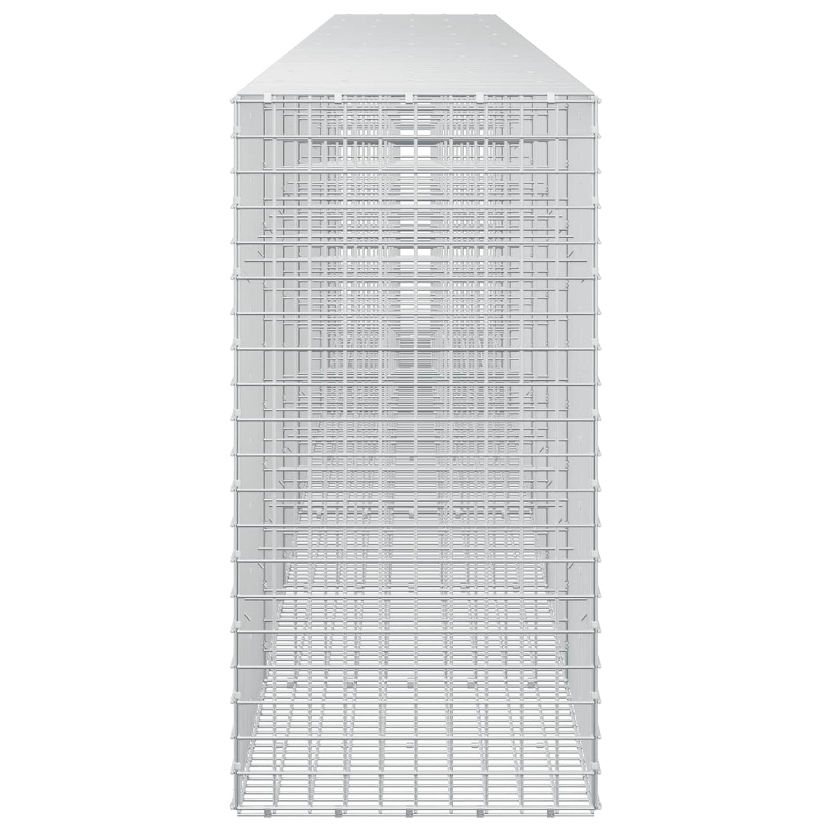 vidaXL Gabion z drutu 3,5 mm i siatką 5x5 cm 700x50x100 cm