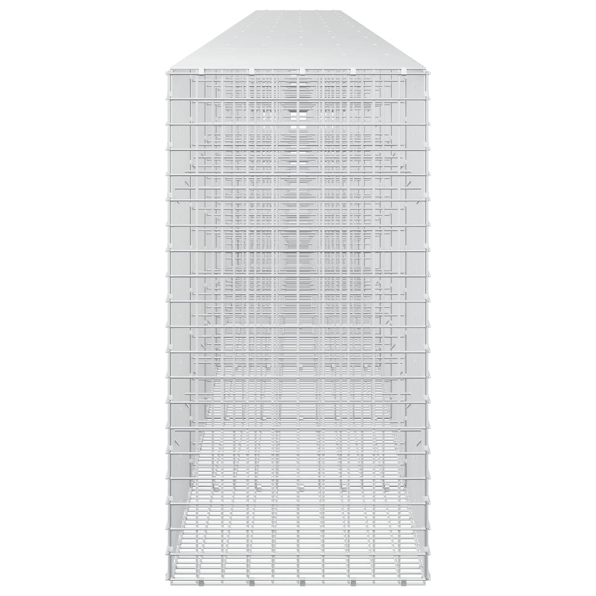vidaXL Gabion z drutu 3,5 mm i siatką 5x5 cm 1100x50x100 cm