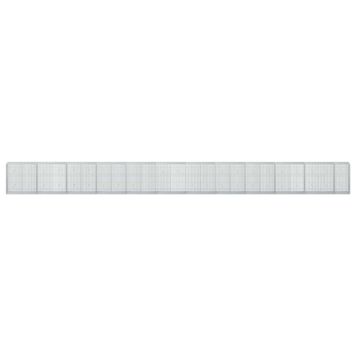 vidaXL Gabion z drutu 3,5 mm i siatką 5x5 cm 1150x50x100 cm