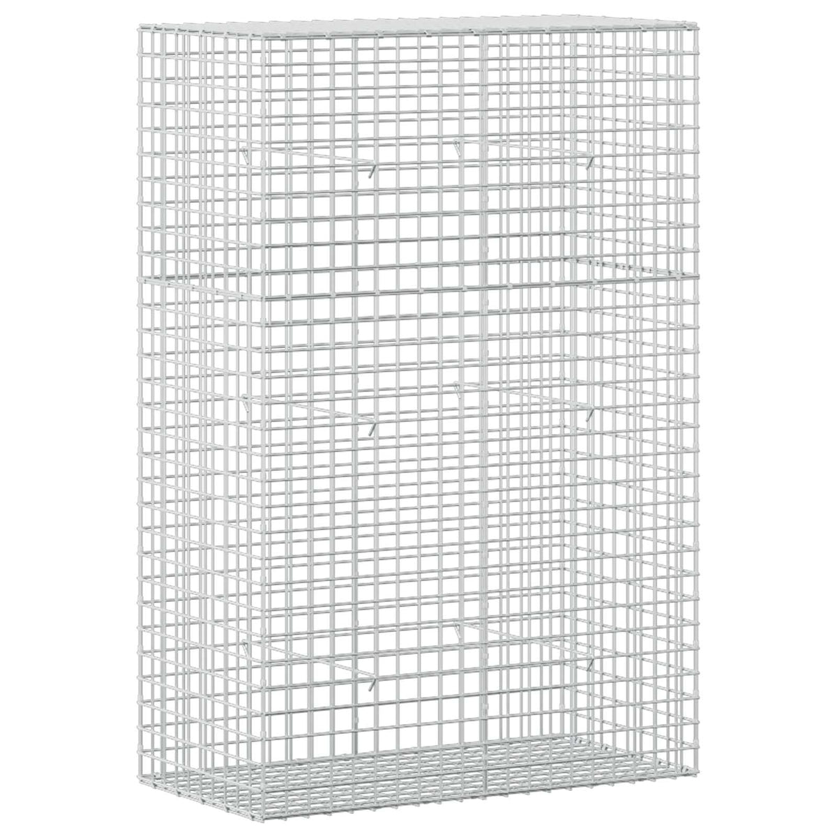 vidaXL Gabion z drutu 3,5 mm i siatką 5x5 cm 100x50x150 cm