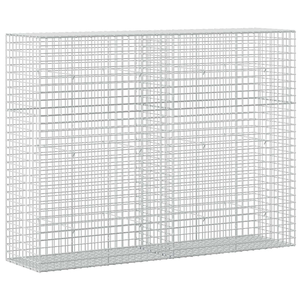 vidaXL Gabion z drutu 3,5 mm i siatką 5x5 cm 200x50x150 cm