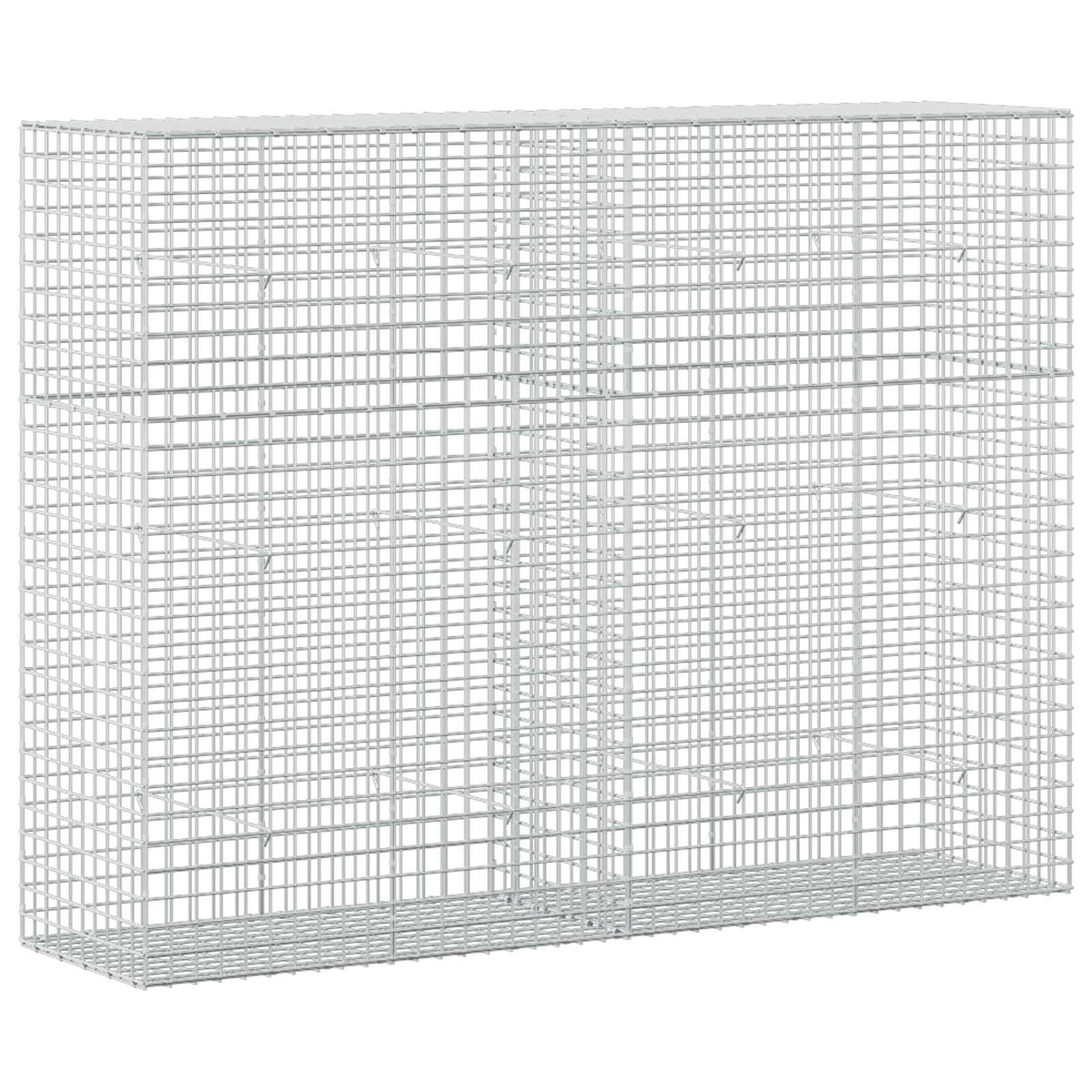vidaXL Gabion z drutu 3,5 mm i siatką 5x5 cm 200x50x150 cm