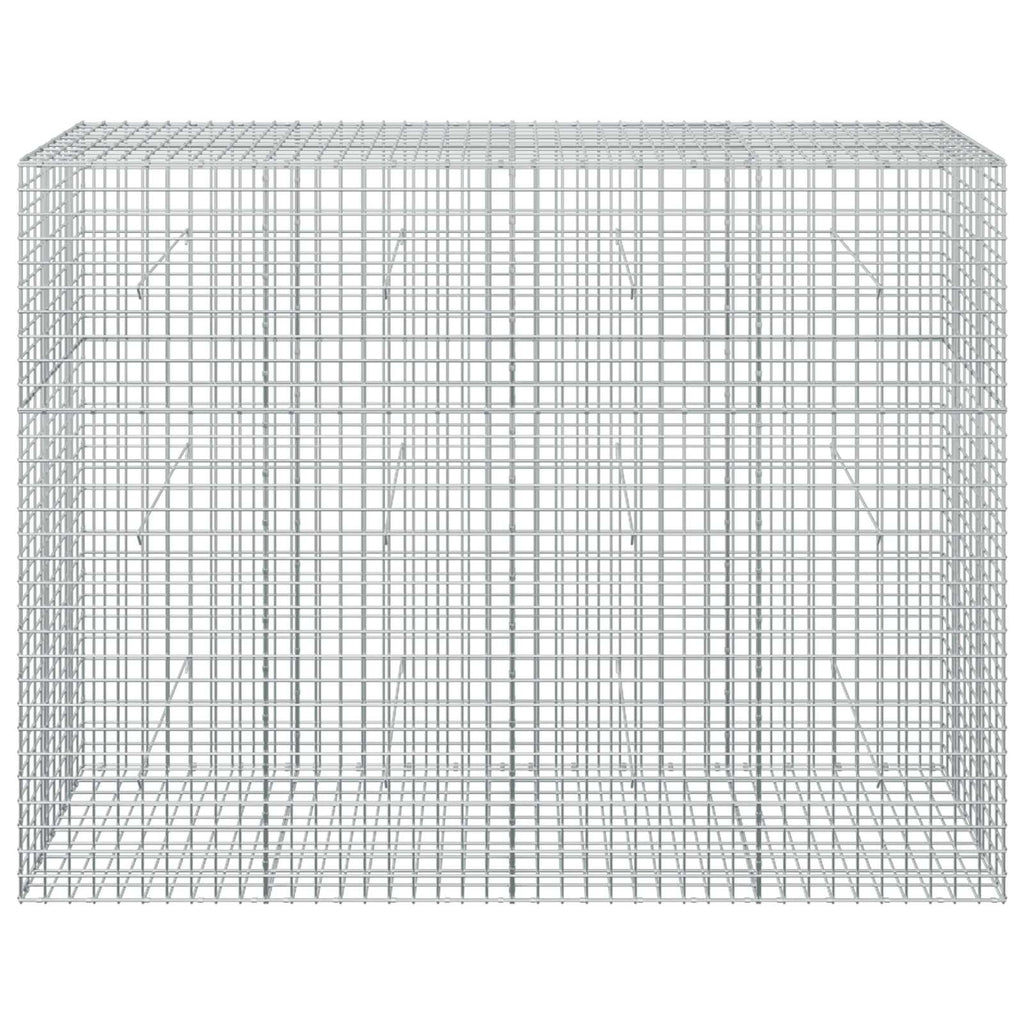 vidaXL Gabion z drutu 3,5 mm i siatką 5x5 cm 200x50x150 cm