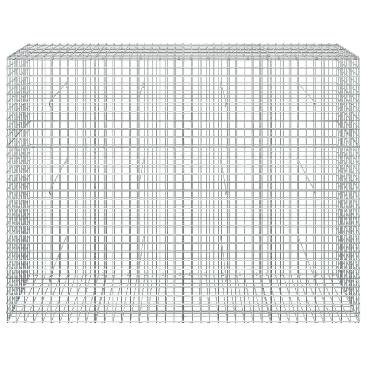 vidaXL Gabion z drutu 3,5 mm i siatką 5x5 cm 200x50x150 cm
