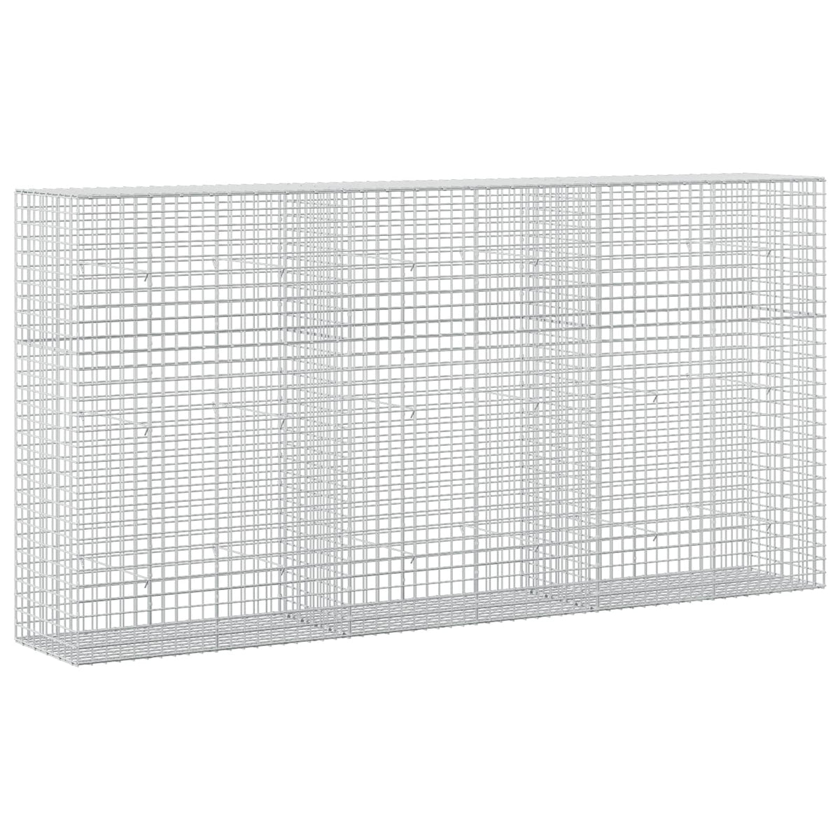 vidaXL Gabion z drutu 3,5 mm i siatką 5x5 cm 300x50x150 cm