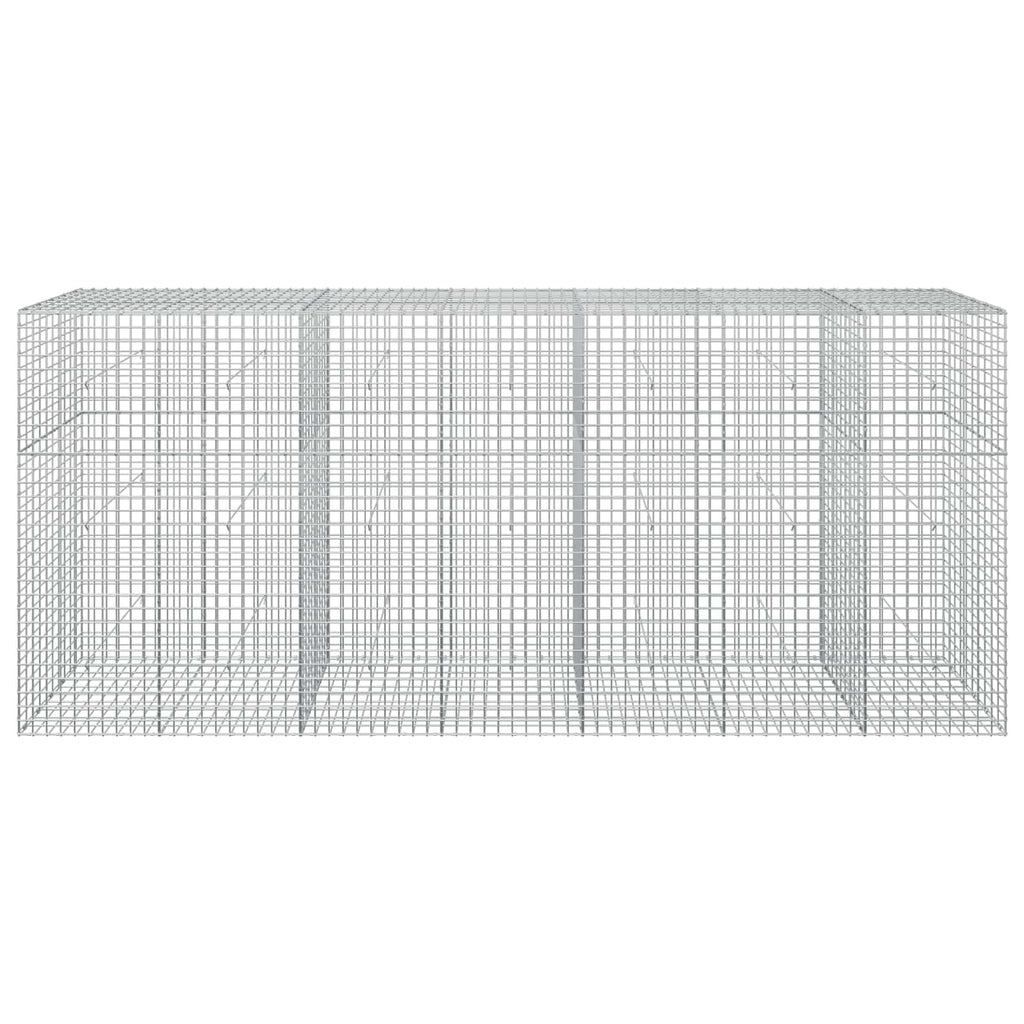 vidaXL Gabion z drutu 3,5 mm i siatką 5x5 cm 350x50x150 cm