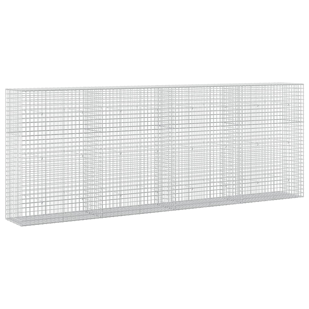 vidaXL Gabion z drutu 3,5 mm i siatką 5x5 cm 400x50x150 cm