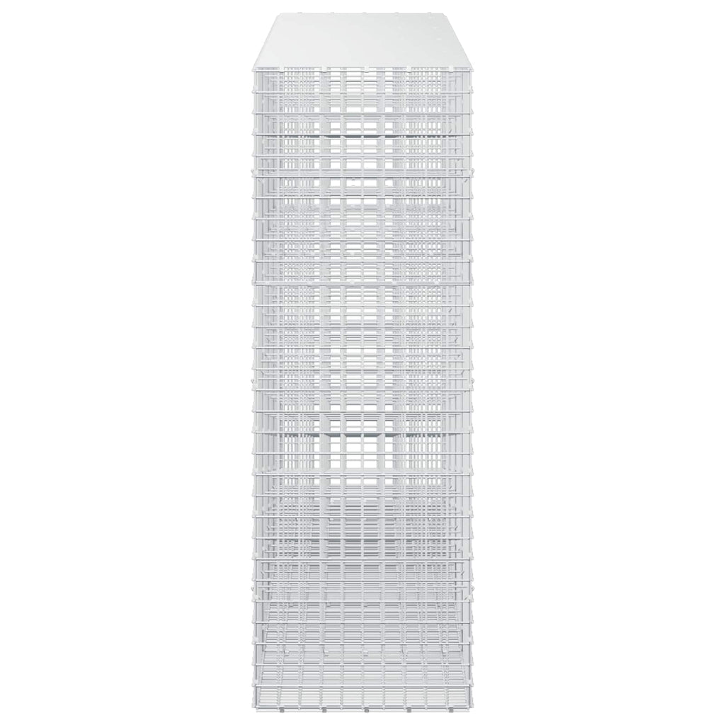 vidaXL Gabion z drutu 3,5 mm i siatką 5x5 cm 450x50x150 cm
