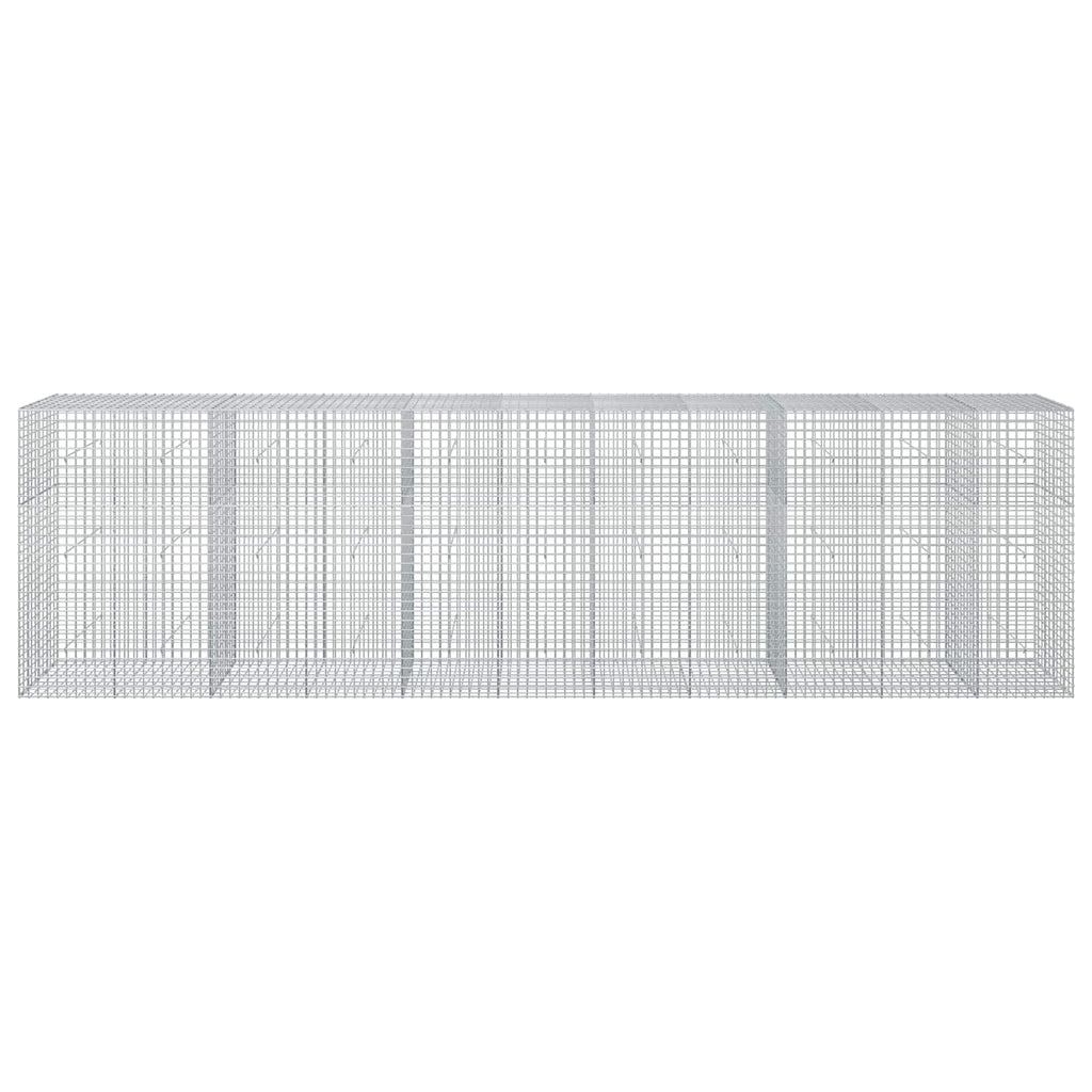 vidaXL Gabion z drutu 3,5 mm i siatką 5x5 cm 550x50x150 cm