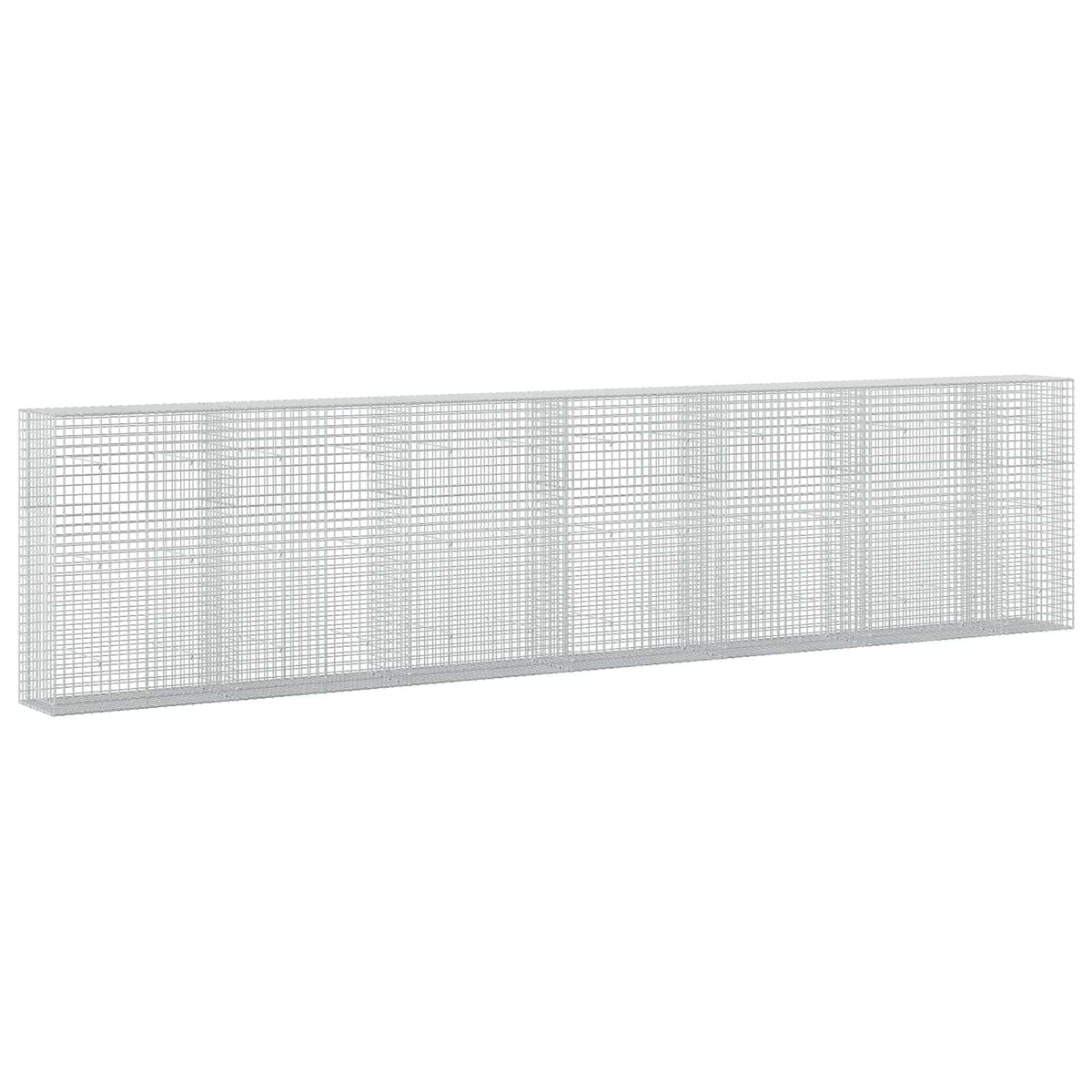vidaXL Gabion z drutu 3,5 mm i siatką 5x5 cm 650x50x150 cm