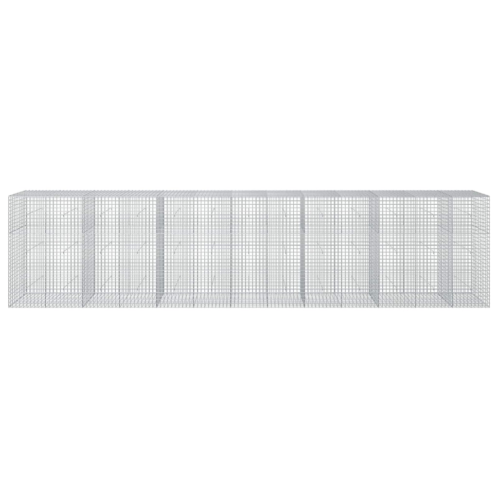 vidaXL Gabion z drutu 3,5 mm i siatką 5x5 cm 650x50x150 cm