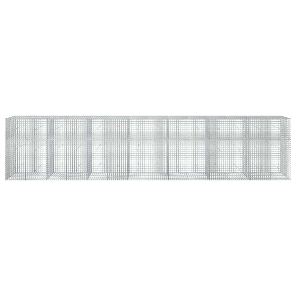 vidaXL Gabion z drutu 3,5 mm i siatką 5x5 cm 700x50x150 cm