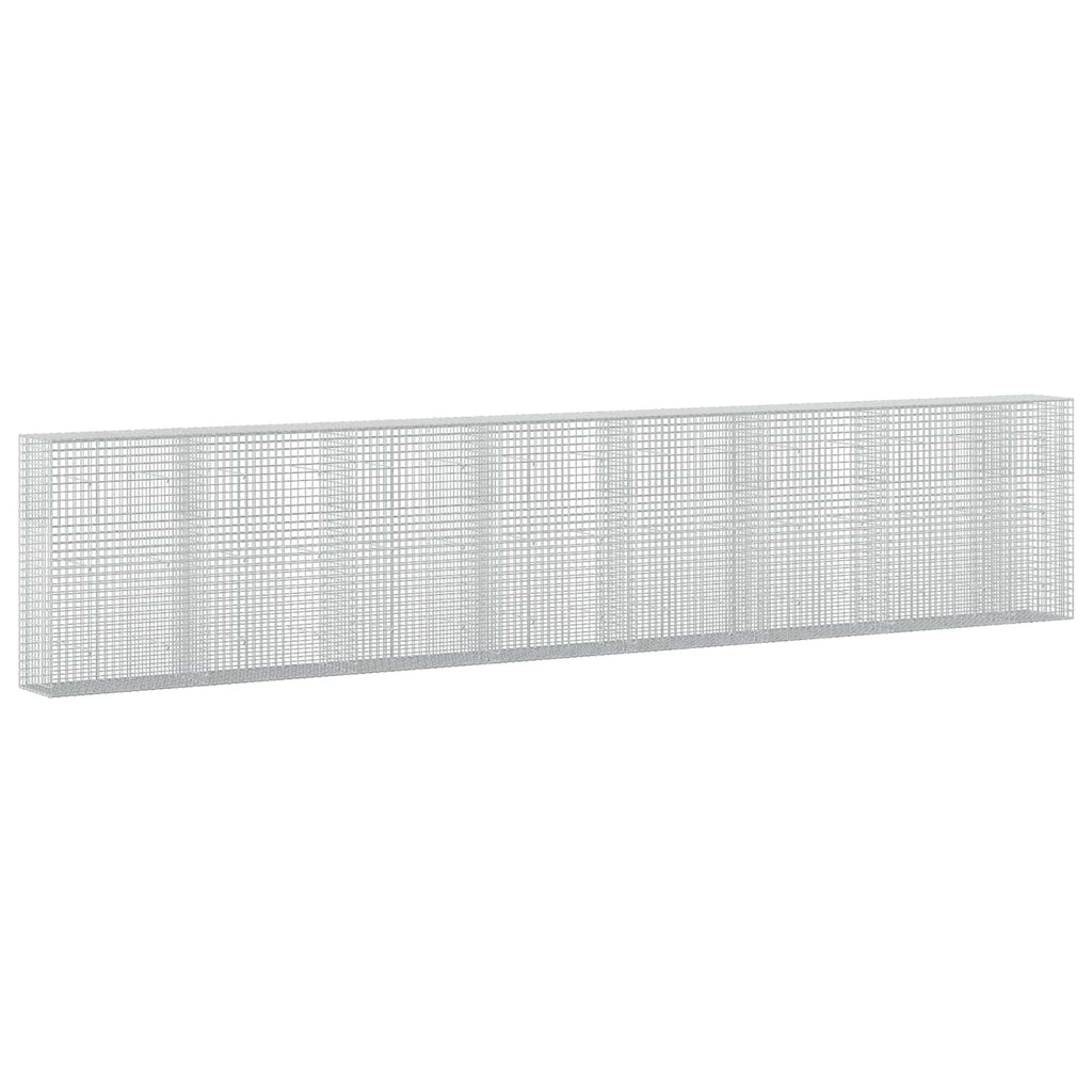 vidaXL Gabion z drutu 3,5 mm i siatką 5x5 cm 750x50x150 cm