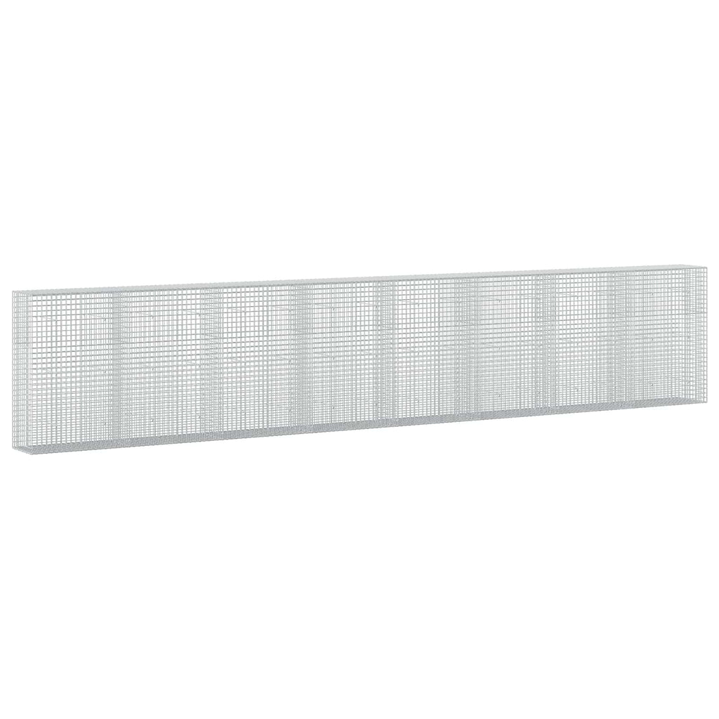 vidaXL Gabion z drutu 3,5 mm i siatką 5x5 cm 800x50x150 cm