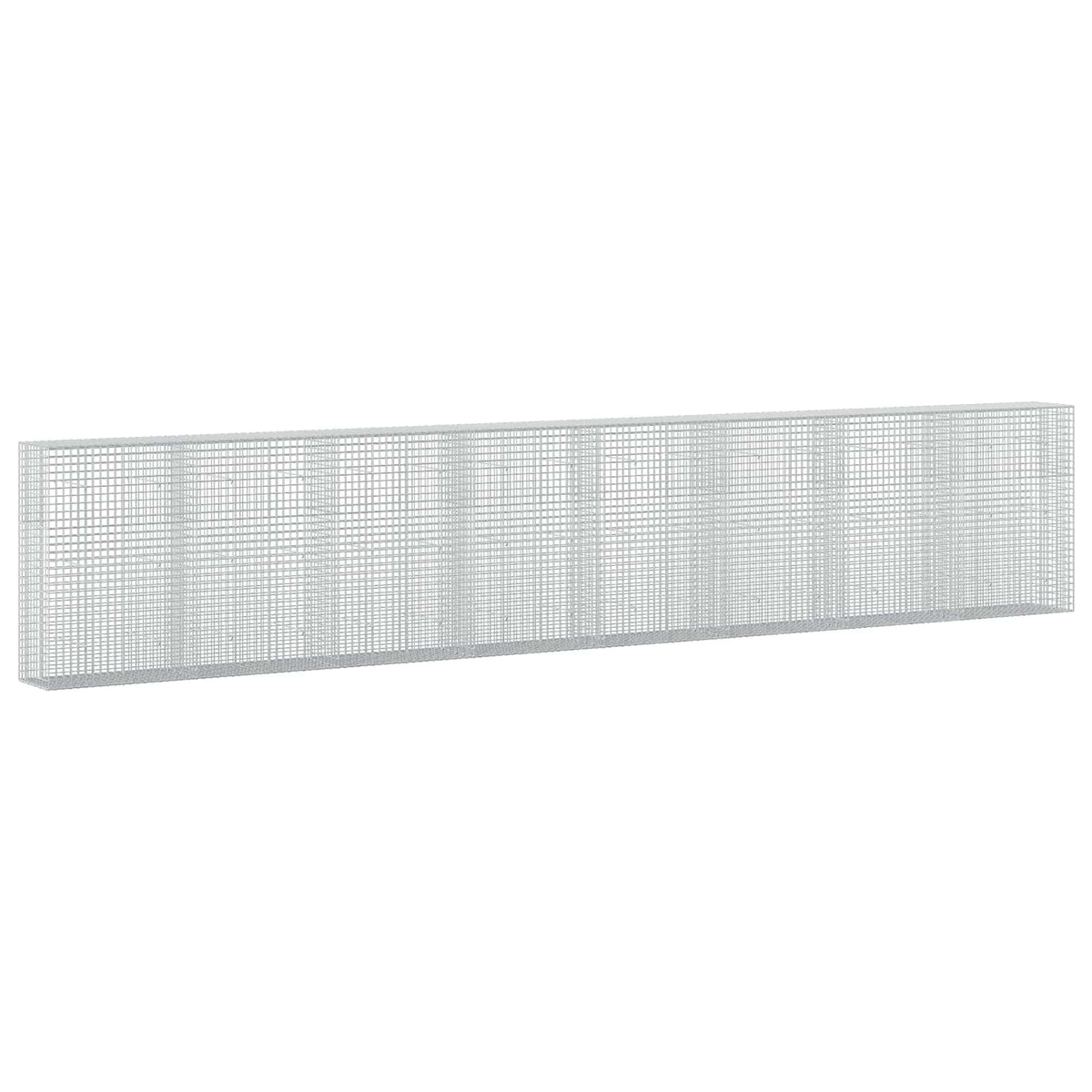 vidaXL Gabion z drutu 3,5 mm i siatką 5x5 cm 800x50x150 cm