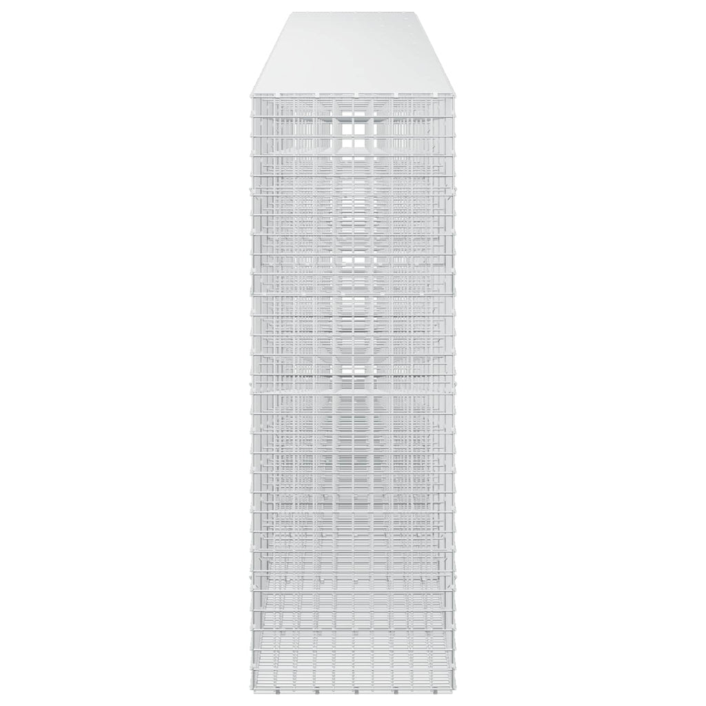vidaXL Gabion z drutu 3,5 mm i siatką 5x5 cm 800x50x150 cm