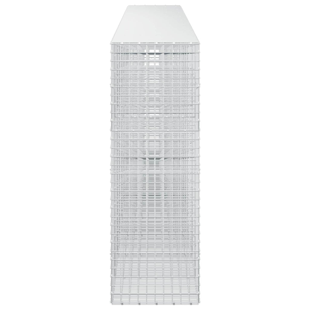 vidaXL Gabion z drutu 3,5 mm i siatką 5x5 cm 850x50x150 cm
