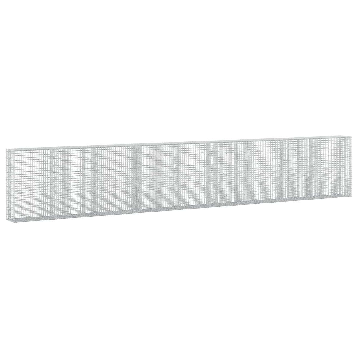 vidaXL Gabion z drutu 3,5 mm i siatką 5x5 cm 900x50x150 cm