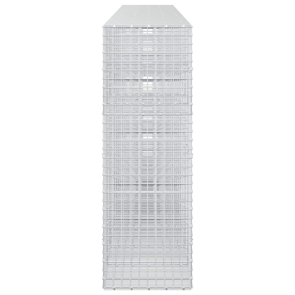 vidaXL Gabion z drutu 3,5 mm i siatką 5x5 cm 900x50x150 cm