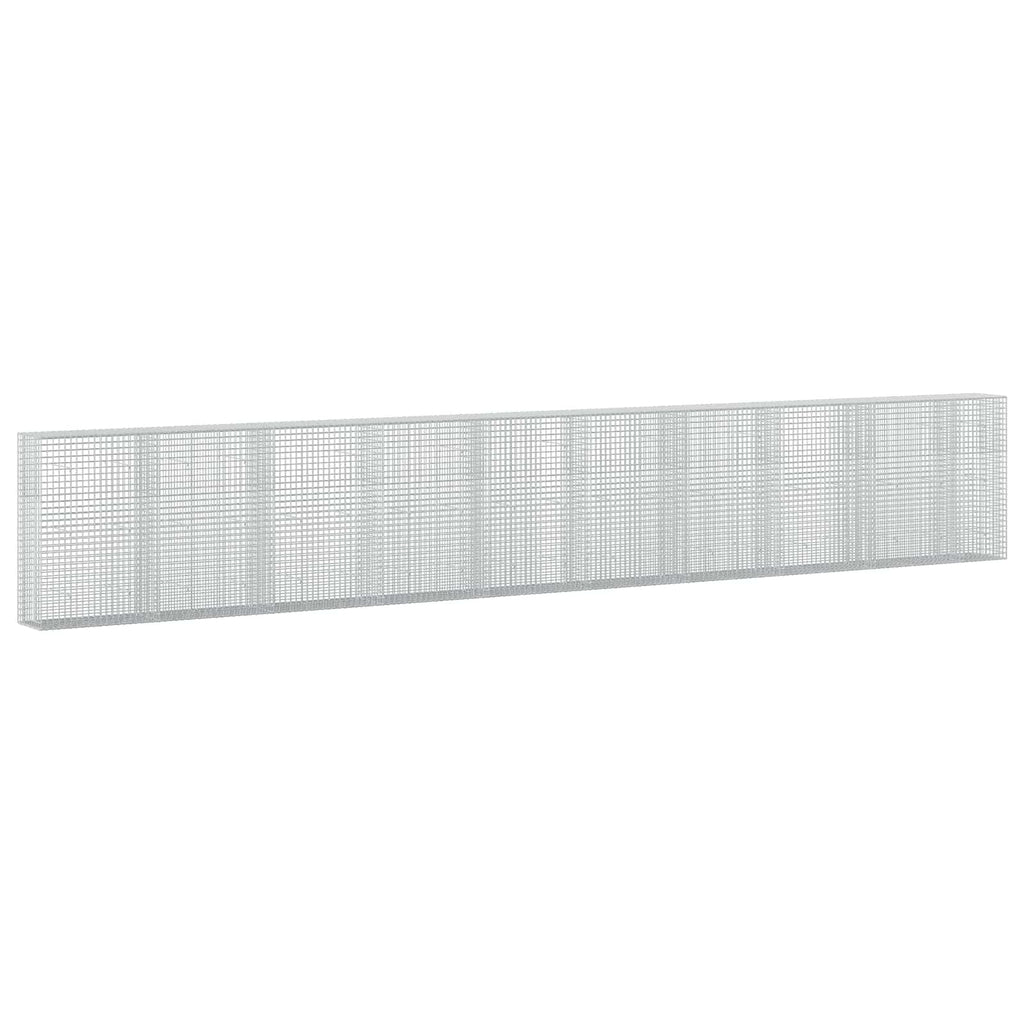 vidaXL Gabion z drutu 3,5 mm i siatką 5x5 cm 950x50x150 cm