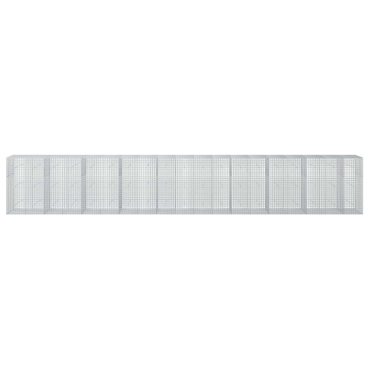 vidaXL Gabion z drutu 3,5 mm i siatką 5x5 cm 950x50x150 cm