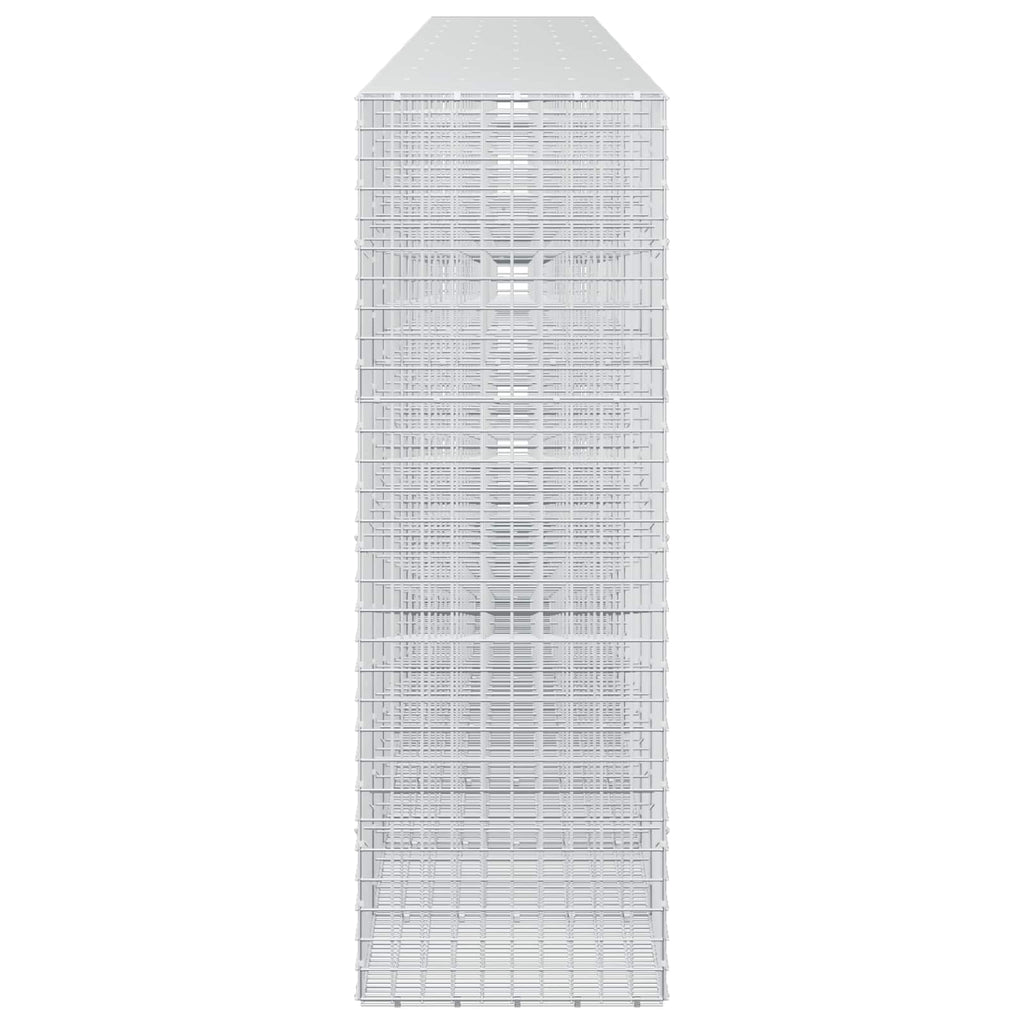 vidaXL Gabion z drutu 3,5 mm i siatką 5x5 cm 1000x50x150 cm