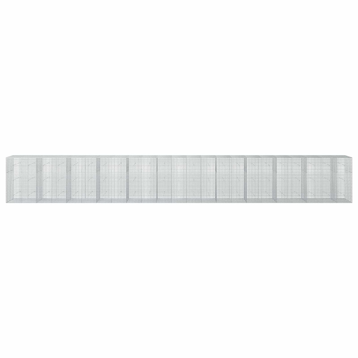 vidaXL Gabion z drutu 3,5 mm i siatką 5x5 cm 1150x50x150 cm