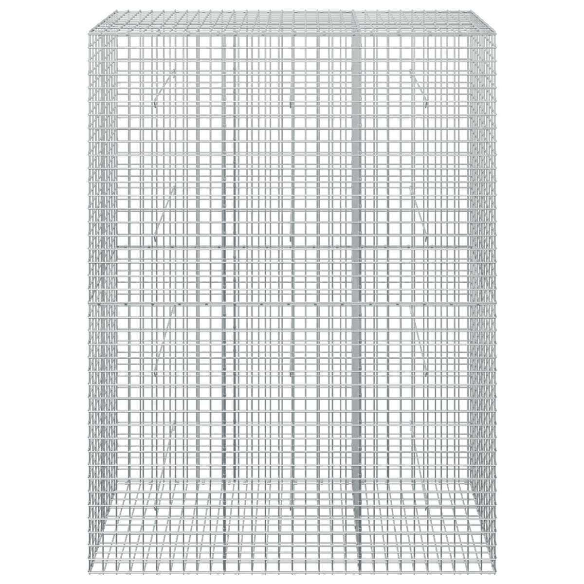 vidaXL Gabion z drutu 3,5 mm i siatką 5x5 cm 150x50x200 cm