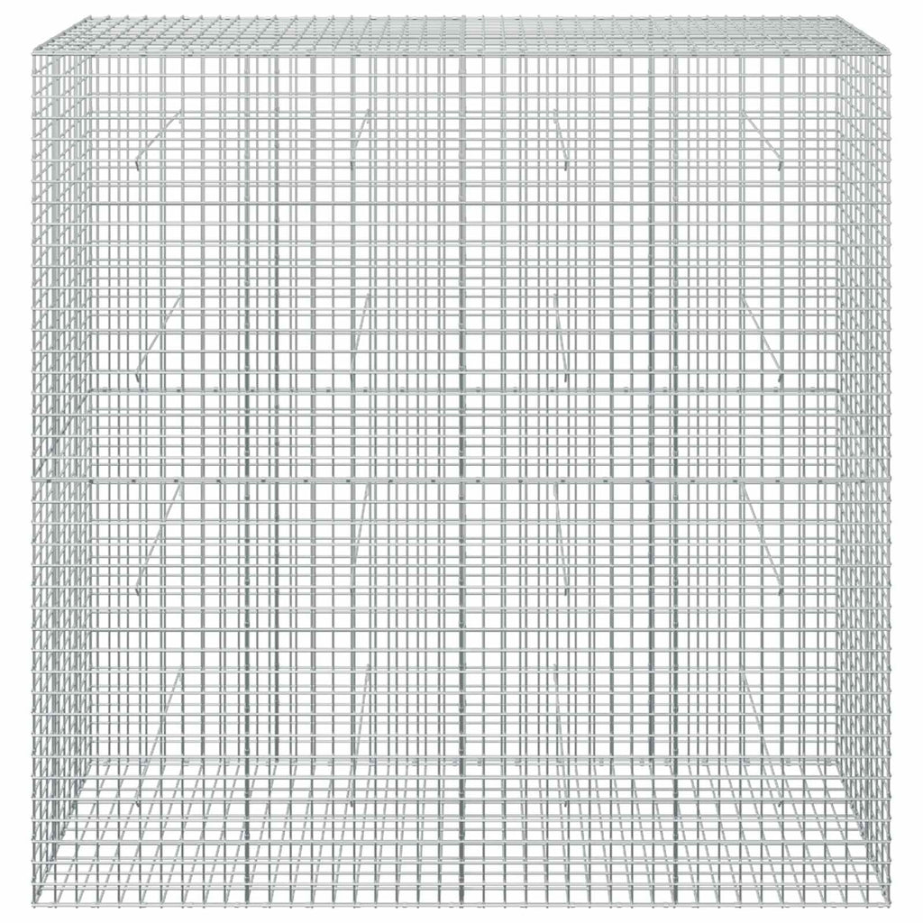 vidaXL Gabion z drutu 3,5 mm i siatką 5x5 cm 200x50x200 cm