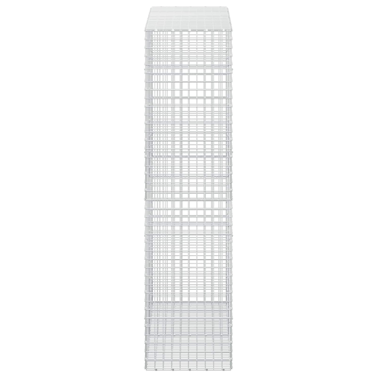 vidaXL Gabion z drutu 3,5 mm i siatką 5x5 cm 200x50x200 cm