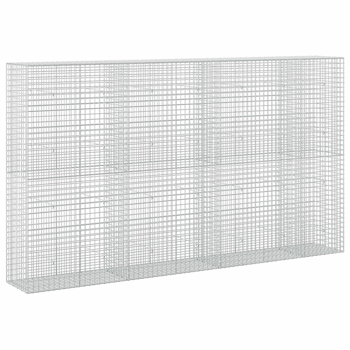 vidaXL Gabion z drutu 3,5 mm i siatką 5x5 cm 350x50x200 cm