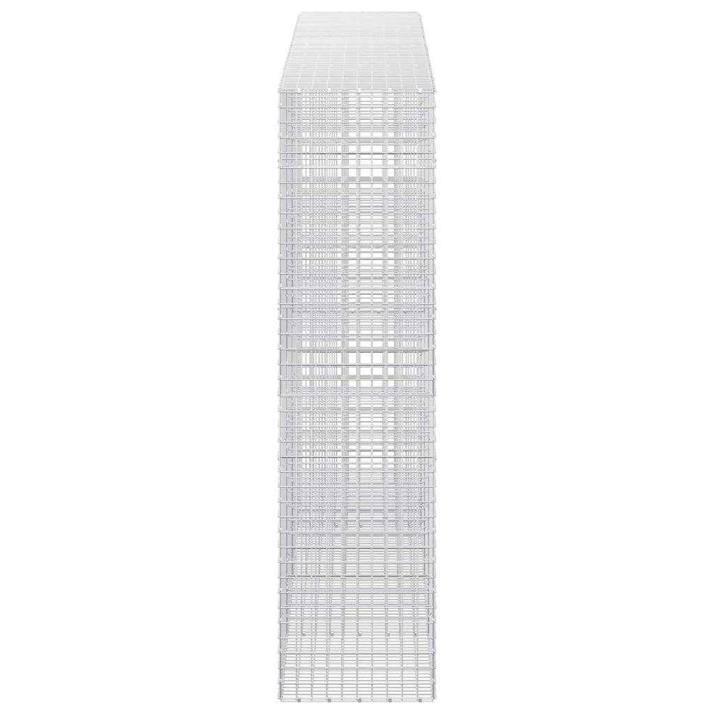 vidaXL Gabion z drutu 3,5 mm i siatką 5x5 cm 400x50x200 cm