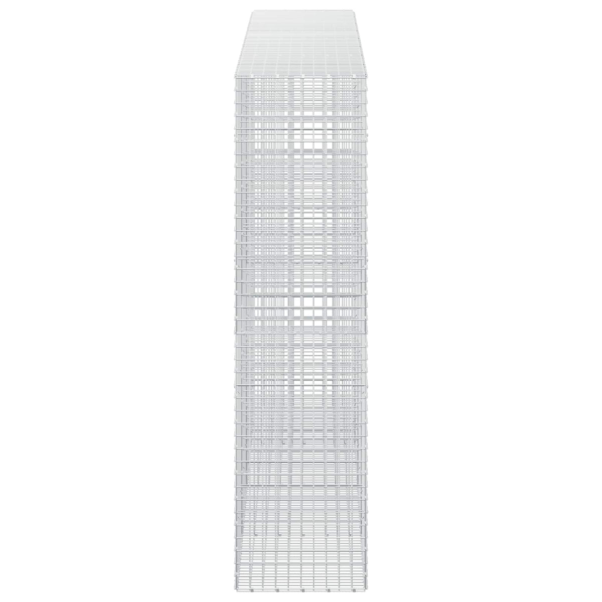 vidaXL Gabion z drutu 3,5 mm i siatką 5x5 cm 400x50x200 cm