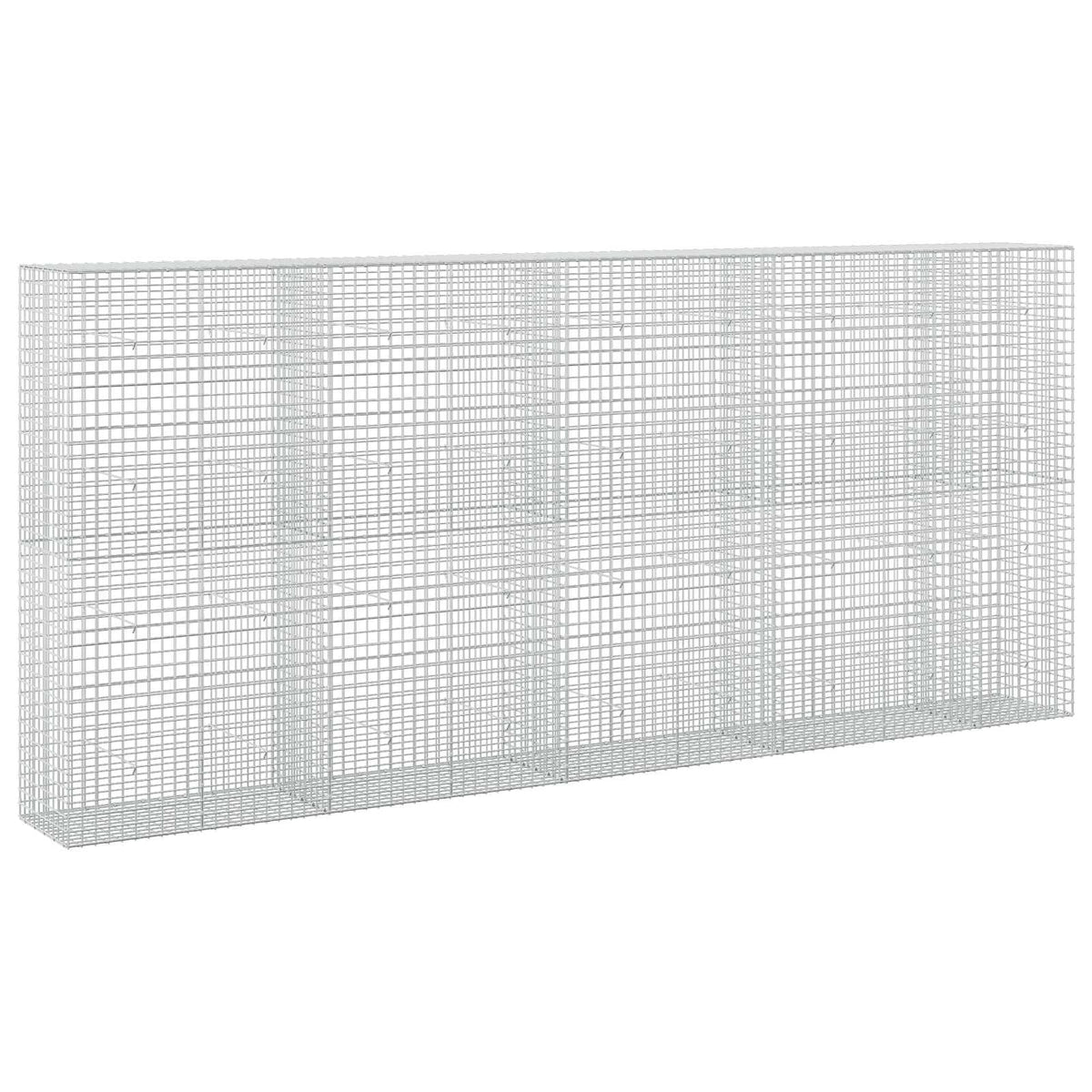 vidaXL Gabion z drutu 3,5 mm i siatką 5x5 cm 450x50x200 cm