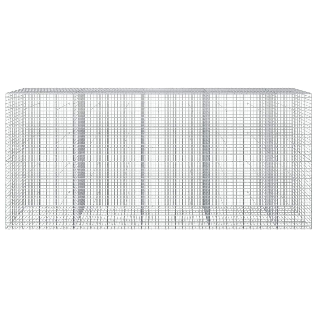 vidaXL Gabion z drutu 3,5 mm i siatką 5x5 cm 450x50x200 cm