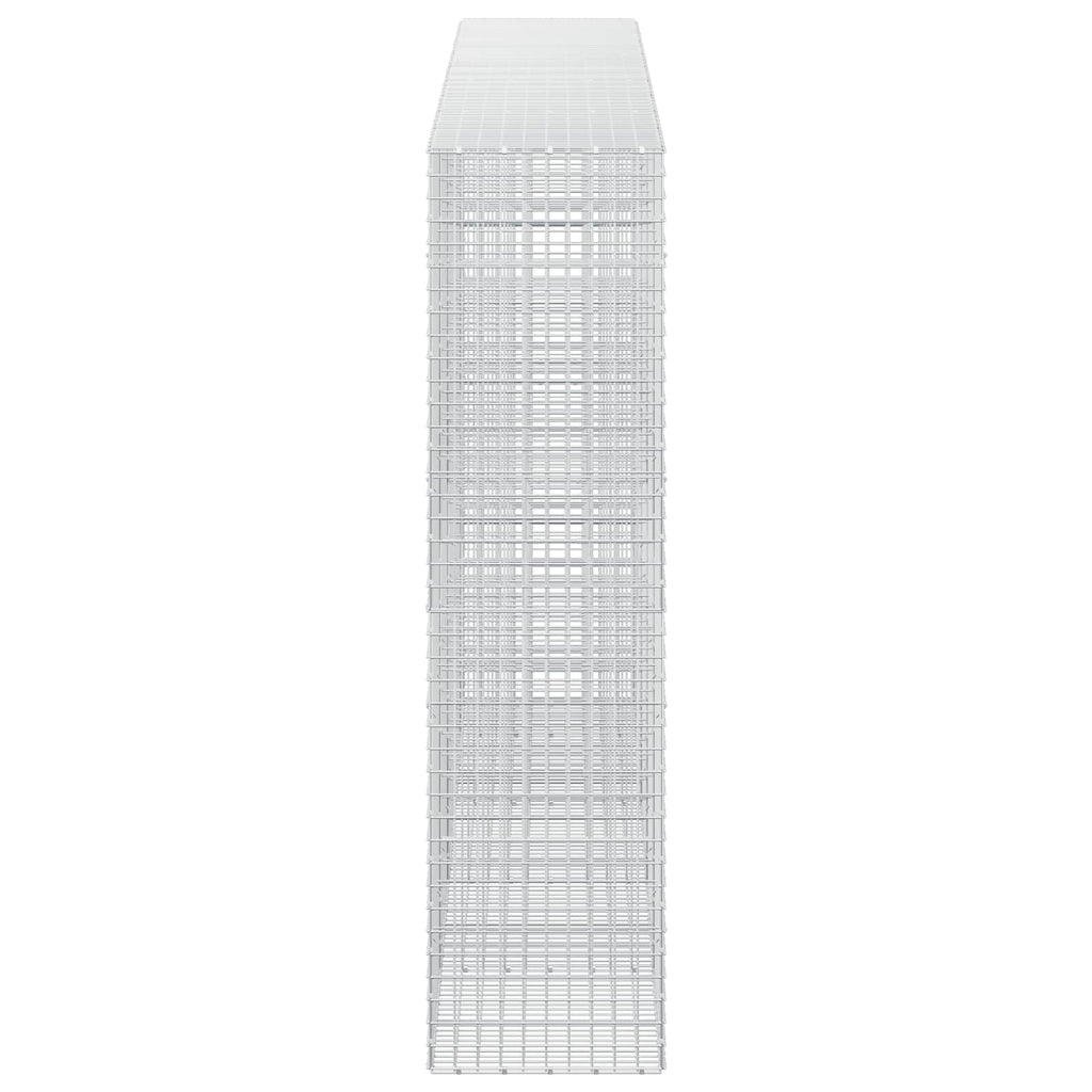 vidaXL Gabion z drutu 3,5 mm i siatką 5x5 cm 450x50x200 cm