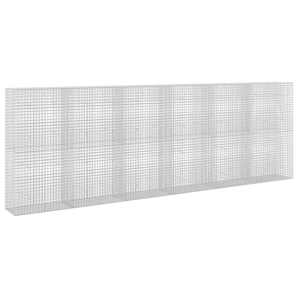 vidaXL Gabion z drutu 3,5 mm i siatką 5x5 cm 600x50x200 cm